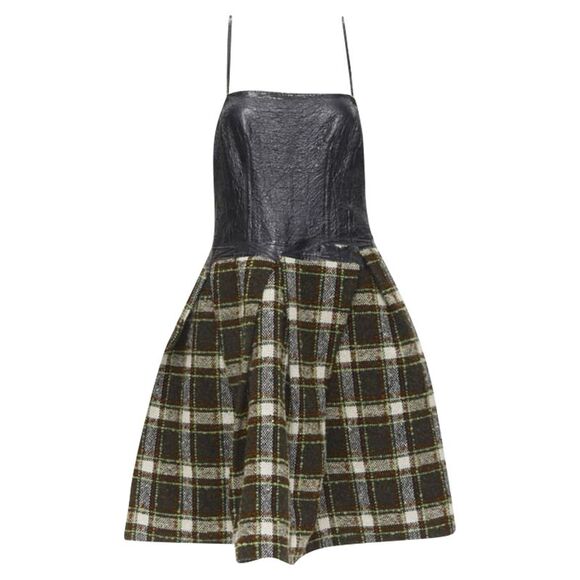Junya Watanabe lacque bt tweed cocktail dress